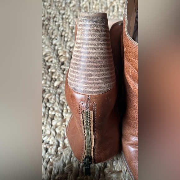 Lucky Brand Tan Leather Adalan Ankle Booties - Picture 6 of 11